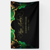 カスタムダークムーディ誕生日背景バナー 横断幕 (縦)