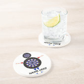 カスタムダーツボードマンおもしろい コースター (側面)