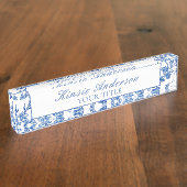 カスタムチエレガントノイスリー デスクネームプレート (側面)