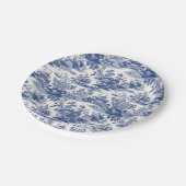 カスタムチノワセリーパゴダブルー ペーパープレート (アングル)