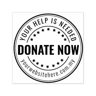 カスタムチャリティ&寄付セルフインキングのゴム印 セルフインキングスタンプ