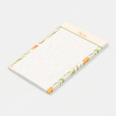 カスタムチューリップモダンガーデンスイートイエローピンク ポストイット (アングル)