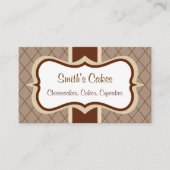 カスタムチョコレーアーガイルト名刺 名刺 (正面)