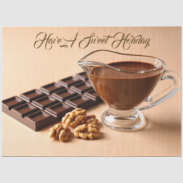 カスタムチョコレートとチョコレートクリームボウル 薄葉紙