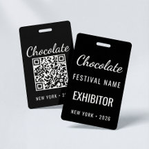 カスタムチョコレートフェスティバルQRコード出展者ID