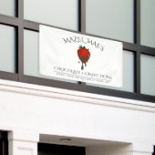 カスタムチョコレート付きイチゴバナー 横断幕 (ビルの外側)