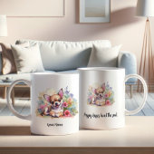 カスタムチワフアモグと感動的引用文 コーヒーマグカップ