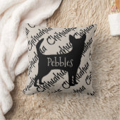 カスタムチワホアドッグシルエット クッション (ブランケット)