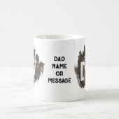 カスタムチワワパパ父の日犬の恋人 コーヒーマグカップ (中央)