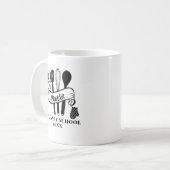 カスタムチーフ調理器具料理学校 コーヒーマグカップ (正面左)