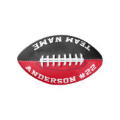 カスタムチームとプレイヤーの名前、番号、色 アメリカンフットボール (正面)