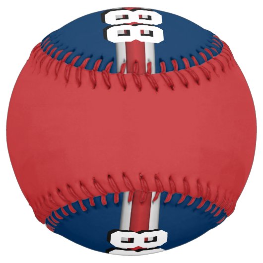 カスタムチームの色のプレイヤー名 ソフトボール (裏面)