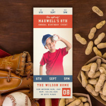 カスタムチームカラースポーツのイベントチケット誕生日