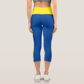 カスタムチームスポーツレギンス カプリレギンス (裏面)