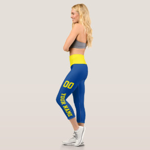 カスタムチームスポーツレギンス カプリレギンス