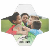 カスタムチームフォト サッカーボール (フラット)