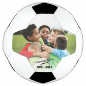 カスタムチームフォト サッカーボール (正面)