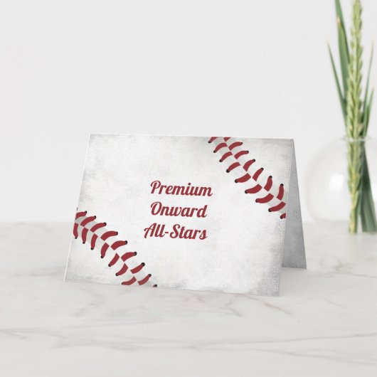 カスタムチーム名誕生日大グランジ野球 カード (正面)