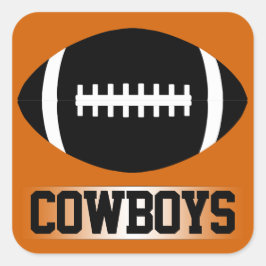 カスタムチーム名&カラーサッカースポーツステッカー スクエアシール