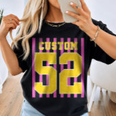 カスタムチーム名＋ナンバー スポーツファンTシャツ Tシャツ