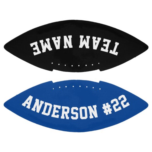 カスタムチーム名、プレイヤー名、および番号 アメリカンフットボール (パネル)
