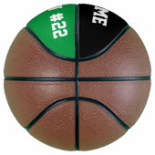 カスタムチーム名、プレイヤー名、番号、色 バスケットボール (右)