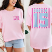 カスタムチーム名・番号入りジャージTシャツ Tシャツ