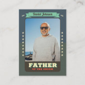 カスタムチーム新郎カードGroomsmenトレーディングカード コーリングカード (正面)