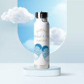 カスタムツインボーイズベビー靴名 ウォーターボトル