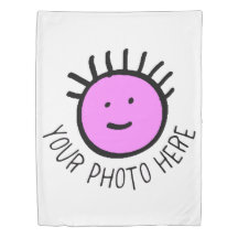 カスタムツインduvetカバーテンプレート