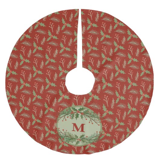 カスタムツリートスカート ブラッシュドポリエステルツリースカート (正面)