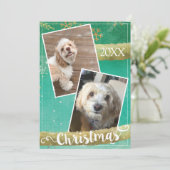 カスタムツーショットクリスマス シーズンカード (スタンド正面)