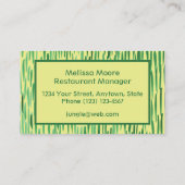 カスタムティキジャングルVibe名刺 名刺 (裏面)