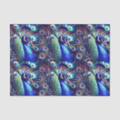 カスタムティッシュペーパー孔雀 薄葉紙 (正面)