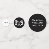 カスタムティルデス結婚スケルトン コンフェッティ (正面)