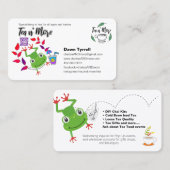 カスタムティーカンパニー名刺 名刺 (正面/裏面)