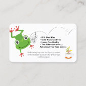 カスタムティーカンパニー名刺 名刺 (裏面)