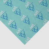 カスタムティール（緑がかった色）ブルー抽象芸術アイスバ感動的ーク 薄葉紙 (詳細)