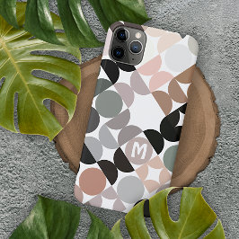 カスタムティール（緑がかった色）ベージュタングレーレトロブラックグリーン iPhone 11Pro MAXケース