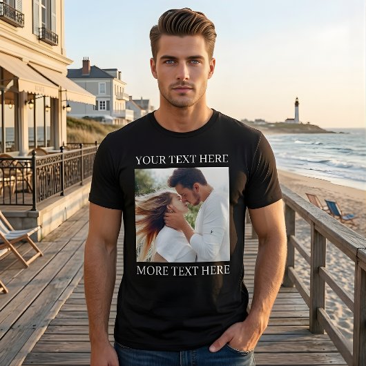 カスタムテキストと写真 トライブレンドＴシャツ