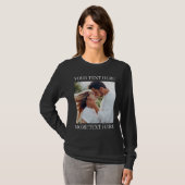 カスタムテキストと写真 Tシャツ (正面フル)