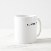 カスタムテキストギフト 名言入りグッズ コーヒーマグカップ (正面右)