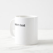 カスタムテキストギフト 名言入りグッズ コーヒーマグカップ (正面左)