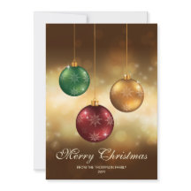カスタムテキスト入りカラフルクリスマスボール
