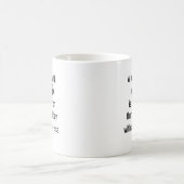 カスタムテキスト入りコーヒー愛好家向け名入れマグカップ コーヒーマグカップ (中央)