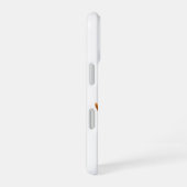 カスタムテキスト入り面白いアヒルのiPhoneケース iPhone 16ケース (右側面)