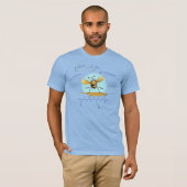 カスタムテキスト入りMIKEペプチド、Bee-1(ライト) Tシャツ (正面フル)