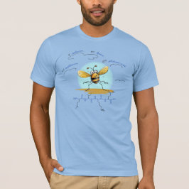 カスタムテキスト入りMIKEペプチド、Bee-1(ライト) Tシャツ