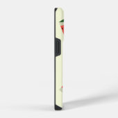 カスタムテキスト名と色のスイカ iPhoneケース (右側面)
