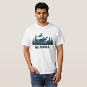 カスタムテキスト アラスカ Tシャツ (正面フル)